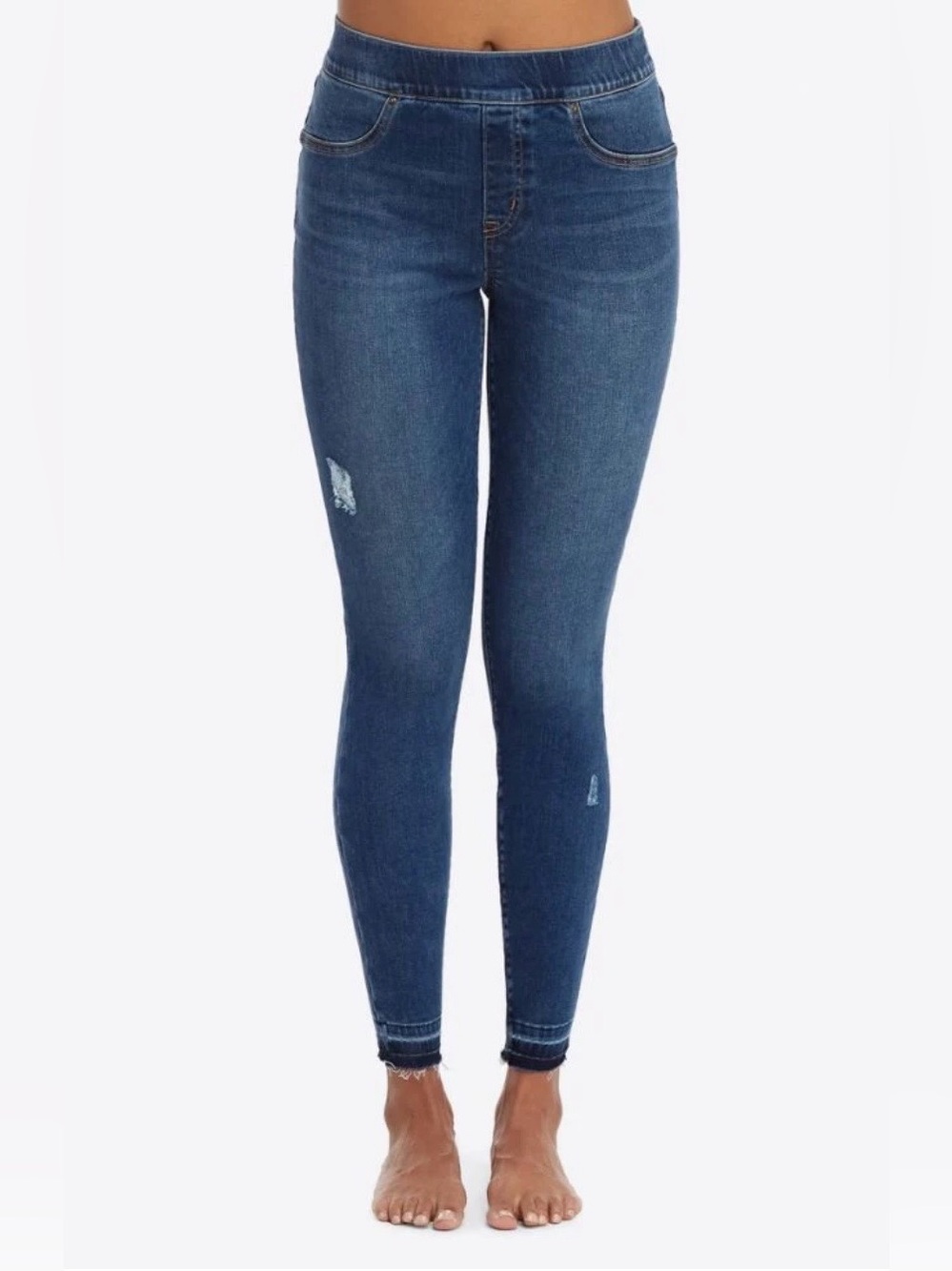 SPANX
SPANX Skinny Jeans Leggings, Pull On, Stretchy, Raw Hem Size Small